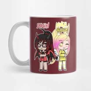 Demon and angel merch Mug